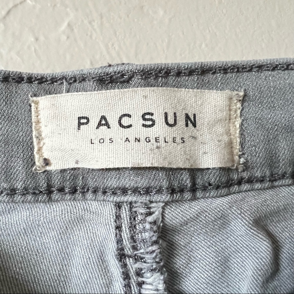 PacSun Distressed Gray Ankle Jegging Size 27 - Picture 2 of 5